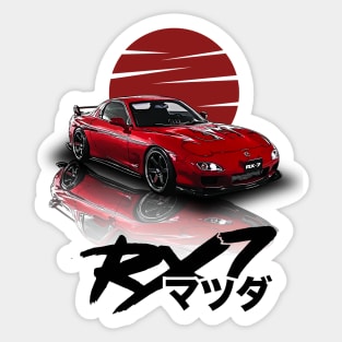 Mazda RX7 Sticker